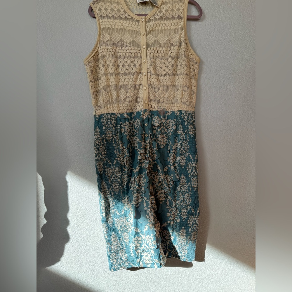 ANTHROPOLOGIE BYRON LARS BEGUILLE FLEUR DE LYS LASERCUT SHEATH DRESS LACE 12 - Picture 4 of 8